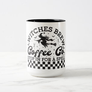 Caneca De Café Em Dois Tons Mágica de bruxa