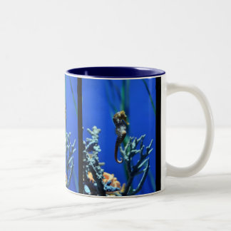 Caneca De Café Em Dois Tons Mágica do cavalo marinho