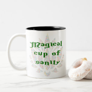 Caneca De Café Em Dois Tons Mágica Taça Sanitária