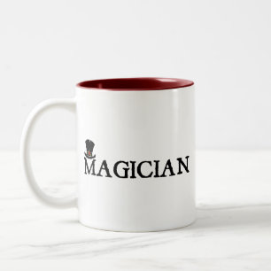 Caneca De Café Em Dois Tons Mágico e chapéu