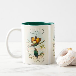 Caneca De Café Em Dois Tons Magnificent Ave-do-Paraíso por John Gould
