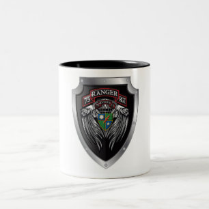 Caneca De Café Em Dois Tons Magnifico Rolo do 75º Regimento Ranger STB