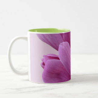 Caneca De Café Em Dois Tons Magnólia Rosa Pálida
