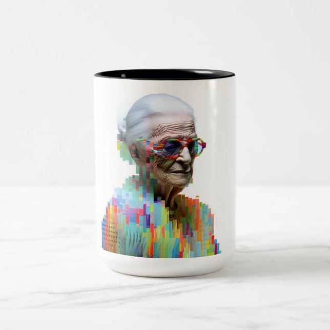 Caneca De Café Em Dois Tons Mágulos do Mãe Dadi (Centro)