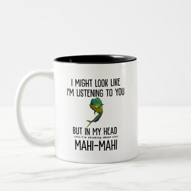 Caneca De Café Em Dois Tons Mahi mahi (Esquerda)