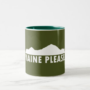 Caneca De Café Em Dois Tons Maine, por favor