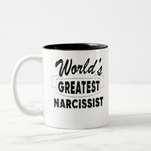 Caneca De Café Em Dois Tons Maior Narcisista do Mundo