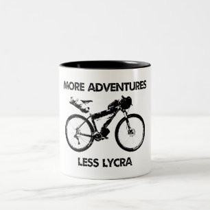Caneca De Café Em Dois Tons Mais Aventuras Menos Lycra Bikepacking