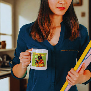 Caneca De Café Em Dois Tons Mais Espresso, Menos Depresso