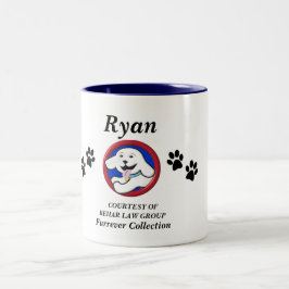 Caneca De Café Em Dois Tons Mais Mug personalizado de café corporativo: