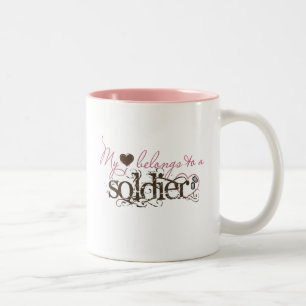 Caneca De Café Em Dois Tons mais myheartssoldier