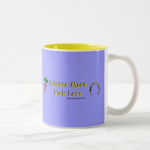 Caneca De Café Em Dois Tons Mais Níquel, Kick Menos Mug