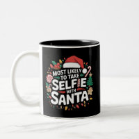Mais Propenso a Tirar Selfie Com Papai Noel Famíli