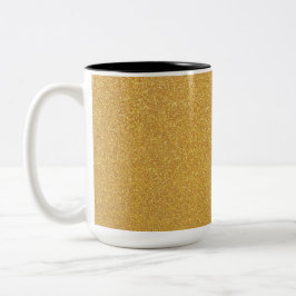 Caneca De Café Em Dois Tons Mais Um Dourado Relógio