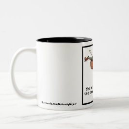 Caneca De Café Em Dois Tons Mais velho o violino…