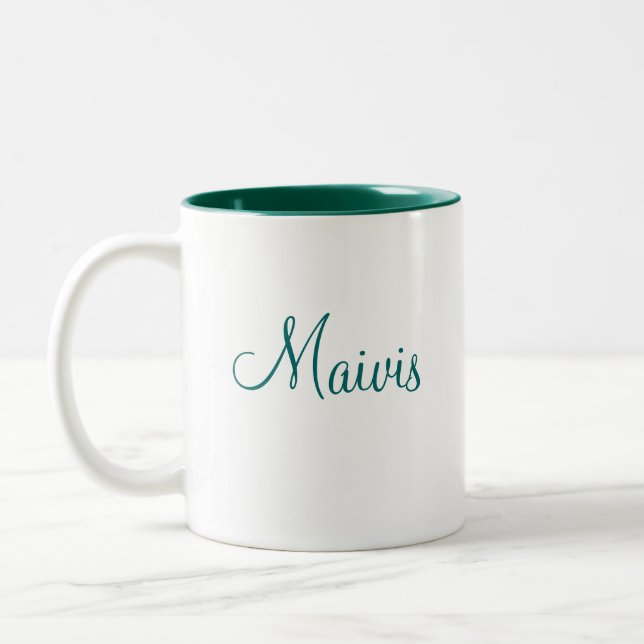 Caneca De Café Em Dois Tons Maivis (Esquerda)