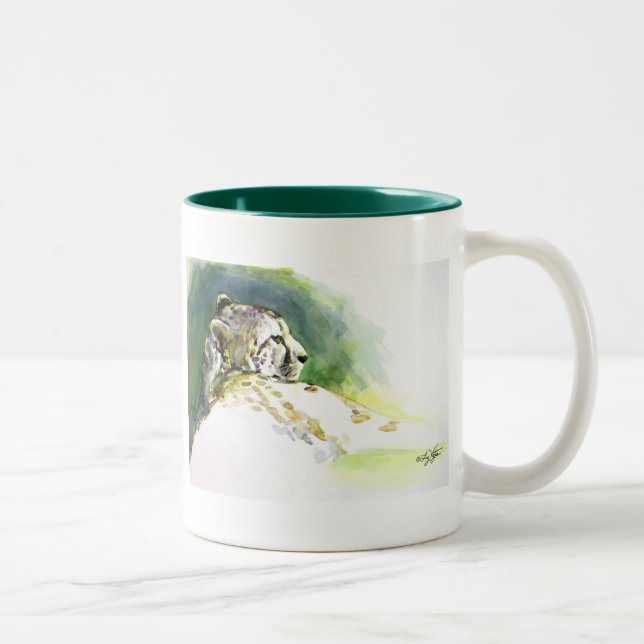 Caneca De Café Em Dois Tons Majexpressa Cheetah Mug (Direita)
