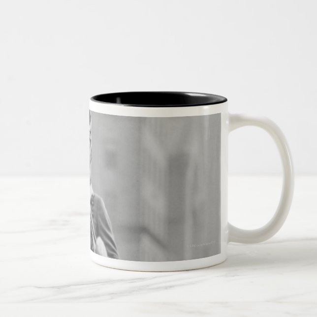 Caneca De Café Em Dois Tons Major de cilindro (Direita)