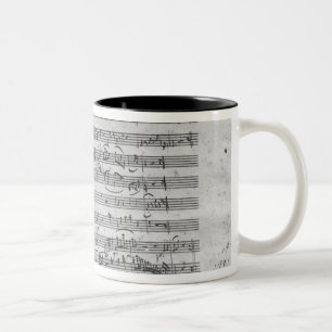 Caneca De Café Em Dois Tons Major de G para o violino, o cravo e o violoncelo