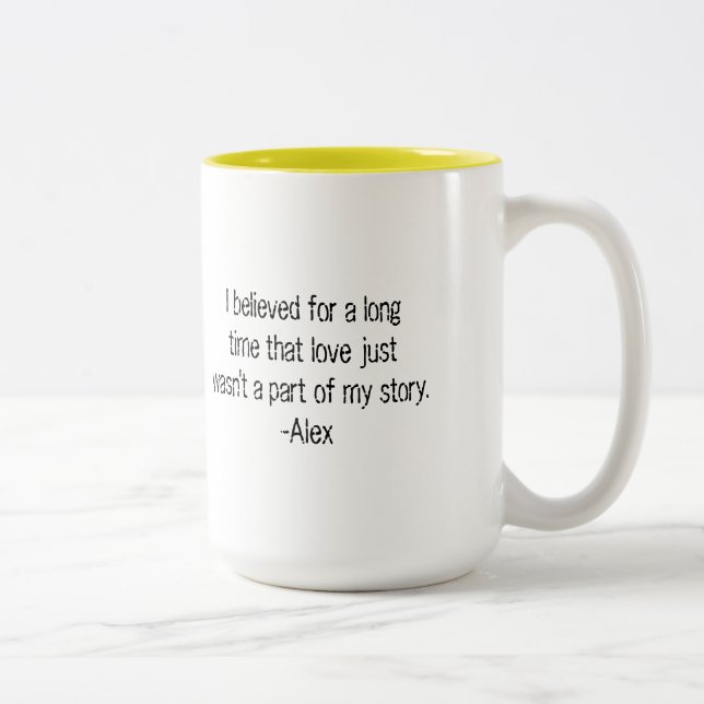 Caneca De Café Em Dois Tons Maldição fatal (Direita)