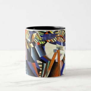 Caneca De Café Em Dois Tons Malevich Kazimir A Praça Knifegrinder