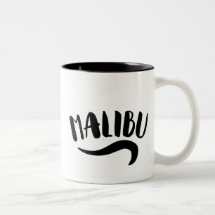 Caneca De Café Em Dois Tons Malibu Califórnia