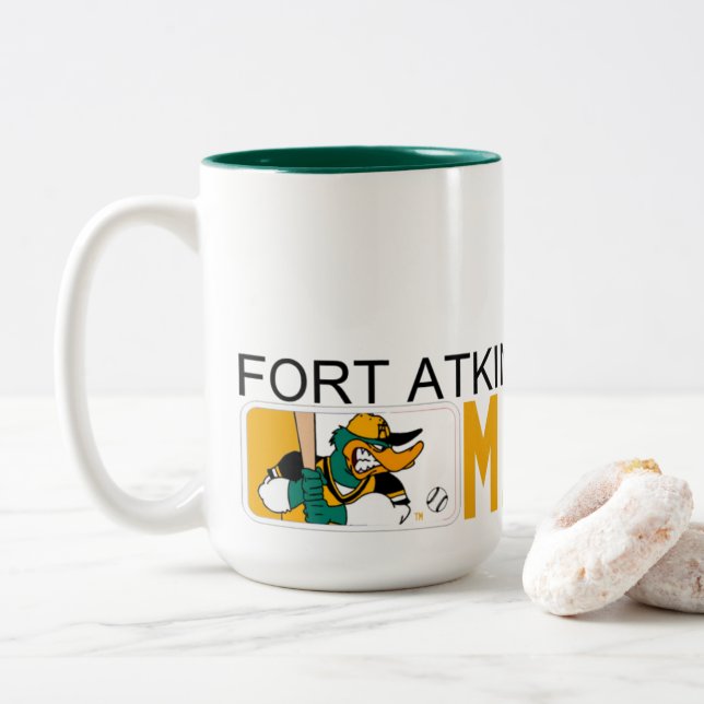 Caneca De Café Em Dois Tons Mallards 2021 Coffee Mug (Com Donut)