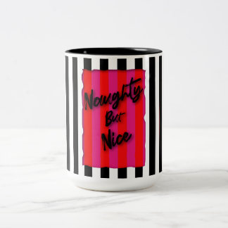 Caneca De Café Em Dois Tons Malvado, mas bom