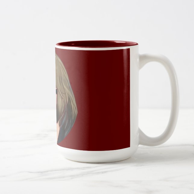 Caneca De Café Em Dois Tons MalWear Recuperar Mug (Direita)