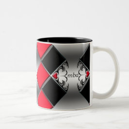 Caneca De Café Em Dois Tons mama