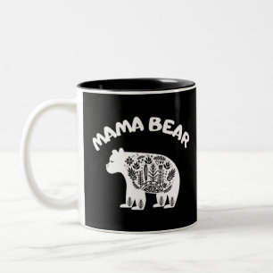 Caneca De Café Em Dois Tons Mama Bear