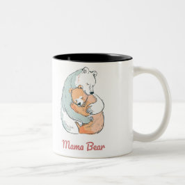 Caneca De Café Em Dois Tons Mama Bear Mothers Day