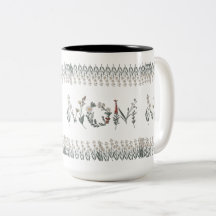 "Mama" Café Mug com Flores - Simples e Elegan