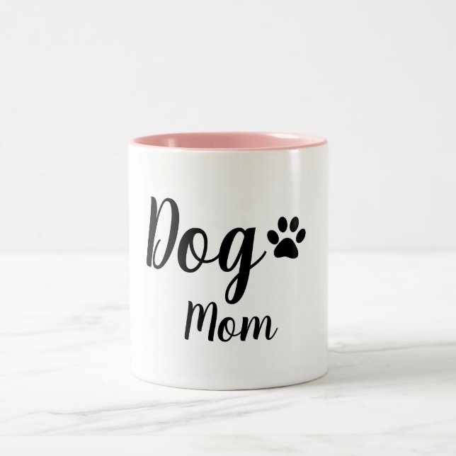 CANECA DE CAFÉ EM DOIS TONS MAMÃ CHIQUE DO CÃO DE MUG_ (Centro)