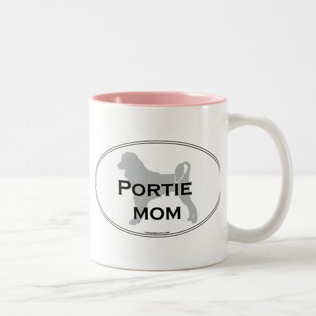Caneca De Café Em Dois Tons Mamã de Portie (Direita)