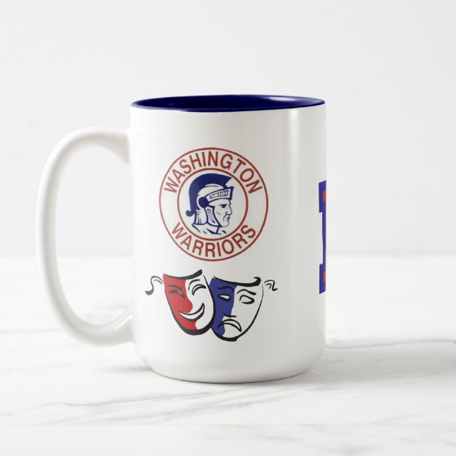 Caneca De Café Em Dois Tons Mama do drama de WW (Esquerda)