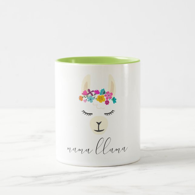 Caneca De Café Em Dois Tons Mama Lama (Centro)