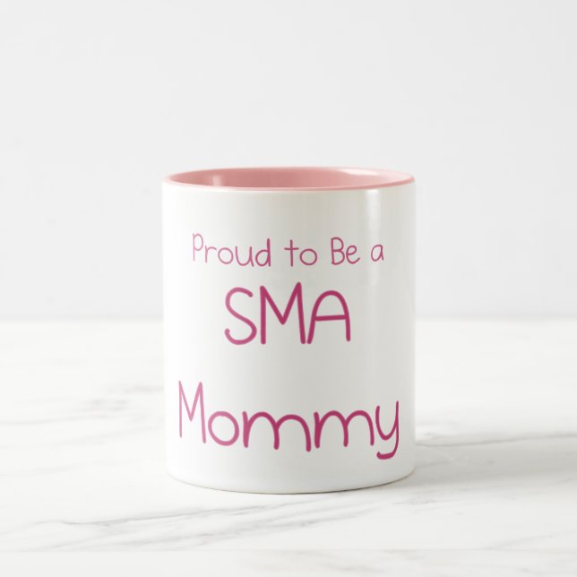 Caneca De Café Em Dois Tons Mamã ou mamães de SMA (Centro)