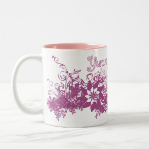 Caneca De Café Em Dois Tons Mamã saboroso