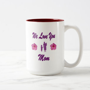Caneca De Café Em Dois Tons Mamãe Roxo De Café Mug