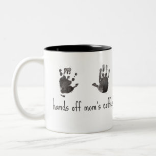Caneca De Café Em Dois Tons Manchas personalizadas Engraçado Mãe