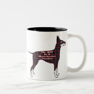 Caneca De Café Em Dois Tons Manchester Terrier BFF Mug