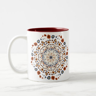 Caneca De Café Em Dois Tons Mandala Mug
