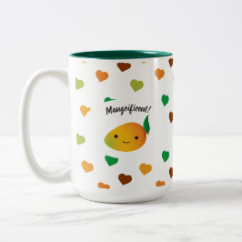 Caneca De Café Em Dois Tons Mango Engraçado e Engraçado
