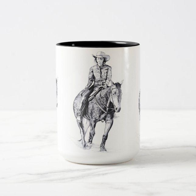 Caneca De Café Em Dois Tons Manhã Aplicada (Centro)