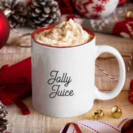 Caneca De Café Em Dois Tons Manhã de Natal Jolly Festivo Stoffer