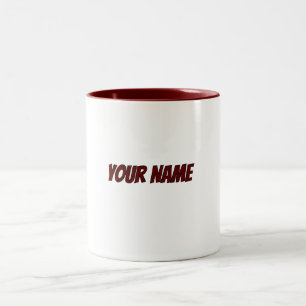 Caneca De Café Em Dois Tons Manhã Mug de humor - Comece seu dia com vergonha