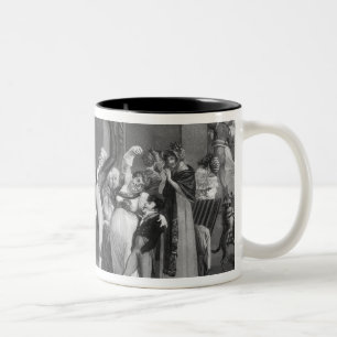 Caneca De Café Em Dois Tons Mania da dança, 1809