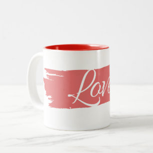 Caneca De Café Em Dois Tons Mantas de dia de amor