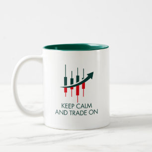 Caneca De Café Em Dois Tons Mantenha Calma E Troque Por Mug